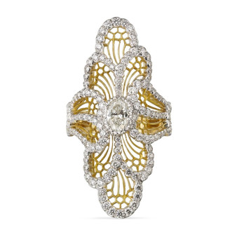 Buccellati Vintage White Gold And Diamond Nuovo Tulle Eternelle Ring  Available For Immediate Sale At Sotheby's