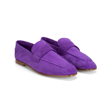*SPECIAL ORDER* Sophique Milano Essenziale Classic Suede Loafer in Purple