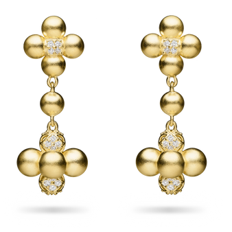 *PRE-ORDER* Paul Morelli 18K Yellow Gold Golden Sequence Drop Diamond Earrings