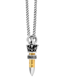 *PRE-ORDER* King Baby Studio .22 Caliber Bullet with Silver Ring Pendant 