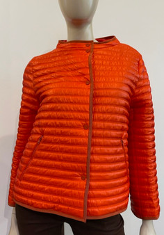 Herno Nylon Ultralight Slim Padded Jacket in Arancione