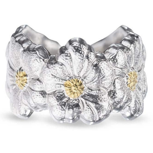 Buccellati Blossoms Vermeil Sterling Silver Gardenia Eternelle Ring