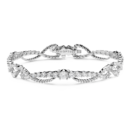 *COMING SOON* Paul Morelli Platinum Tracuer Diamond Bracelet, Large