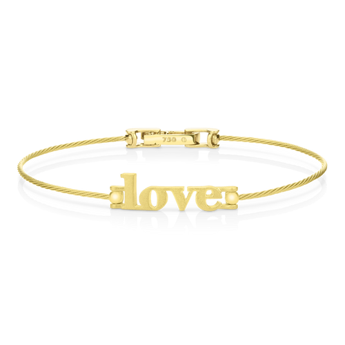 Paul Morelli 18K Yellow Gold Love Unity Bracelet