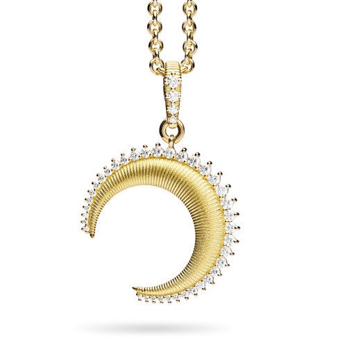 Paul Morelli 18K Yellow Gold Crescent Charm