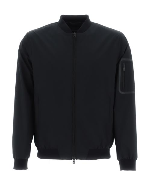 Herno Men's Laminar Gore-Tex Windstopper Bomber in Black