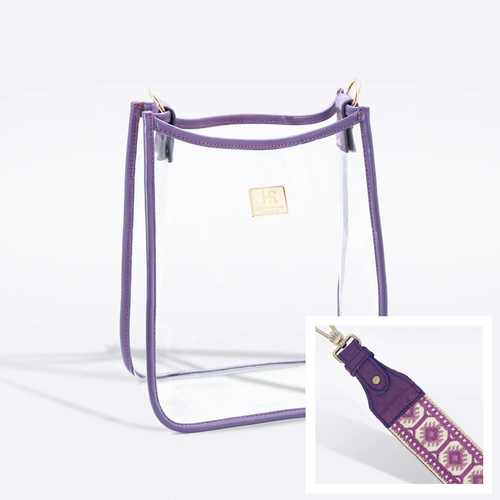 Hampton Road Purple Vinyl Zuma Bag with Film Reel Bag Strap (Purple)