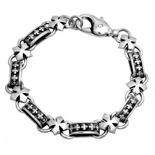 King Baby Studio MB Cross Light Link Bracelet