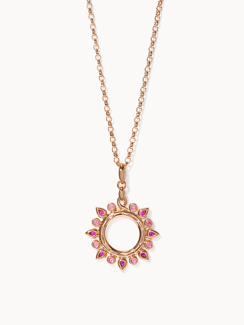 *JEWELRY EVENT* Tamara Comolli 18K Rose Gold Gypsy Blush Sun Pendant, Small