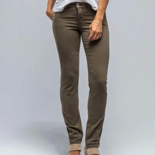 MAC Dream Straight Jeans in Olive Night