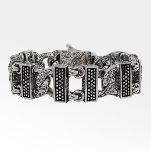 Konstantino Sterling Silver Chain Lock Bracelet