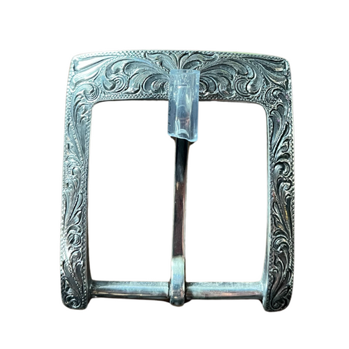 Chacon Hollywood All Fine Engraved Buckle, 1 1/2"