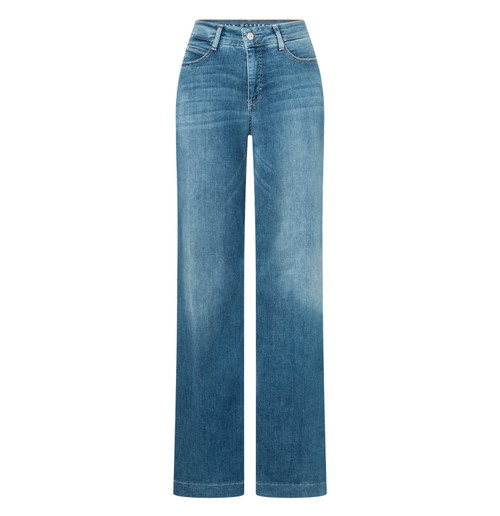 MAC Dream Wide Jeans in Summer Mid Blue Wash