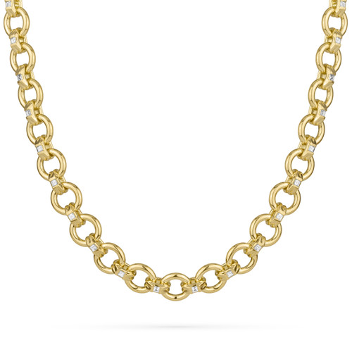 Paul Morelli 18K Yellow Gold Diamond Chain Necklace