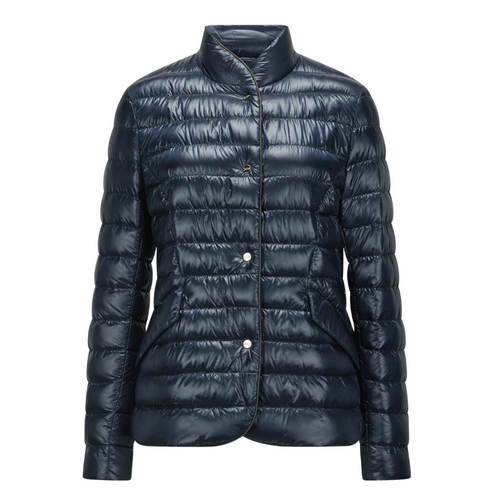 Herno Ultralight Nylon Blazer Jacket in Blue