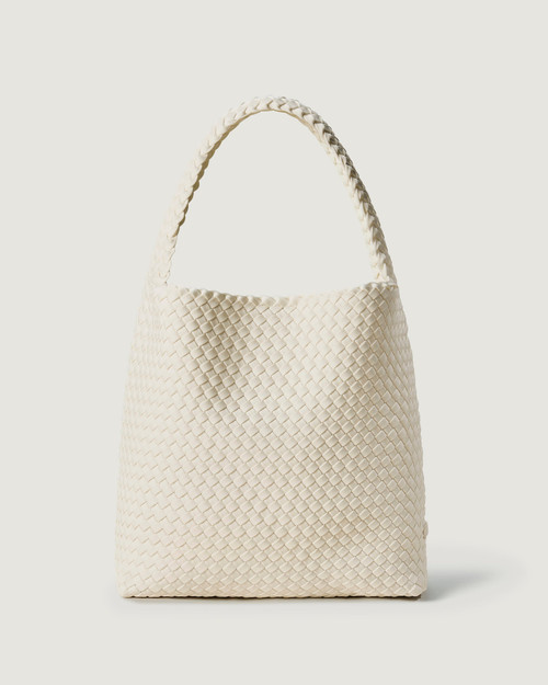 NAGHEDI Nomad Medium Hobo in Salt
