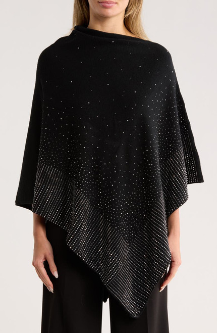 *RESERVE TODAY* Augustina's Embellished Poncho in Black