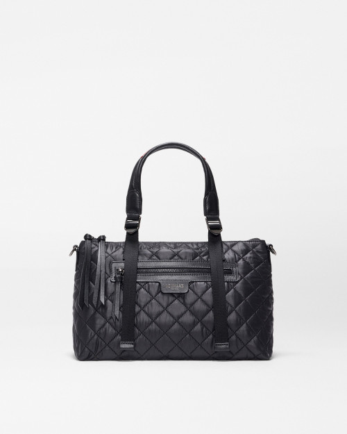 MZ Wallace Small Park Satchel in Black
