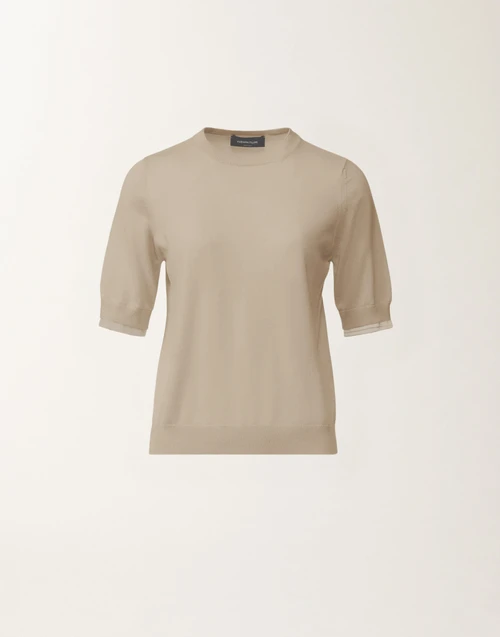 Fabiana Filippi Wool & Cotton Sweater in Maple