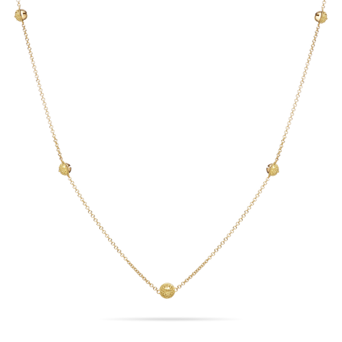 Paul Morelli Meditation Bell Necklace (Inline Version), 36"