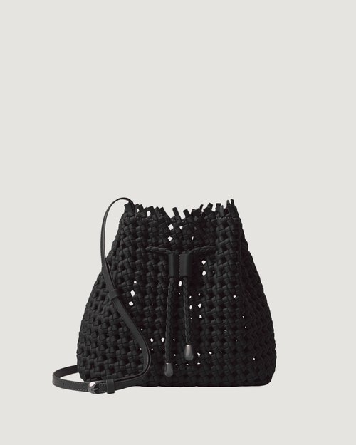 NAGHEDI Mallorca Bucket Open Weave in Onyx