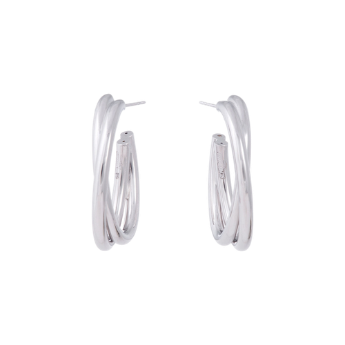 *RESERVE TODAY* Sidney Garber Oval Intertwined Hoop Earrings