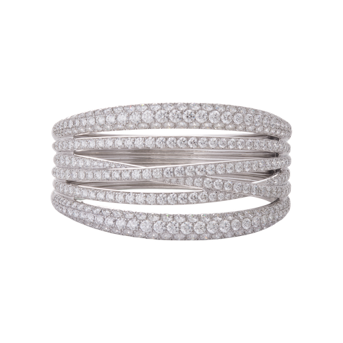 *RESERVE TODAY* Sidney Garber Diamond Pavé Scribble Bracelet