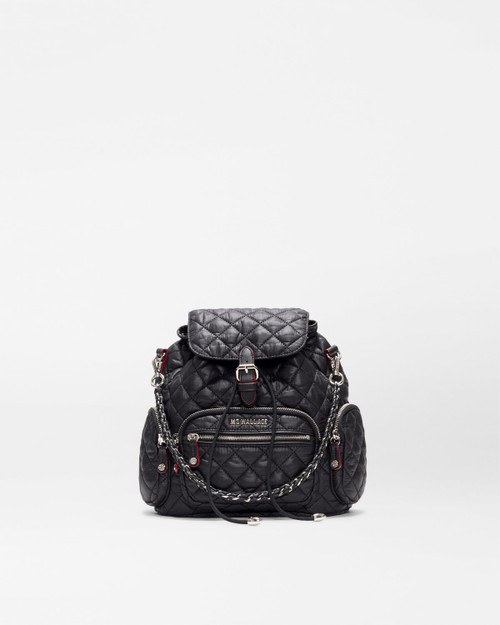 MZ Wallace Mini Crosby Backpack in Black