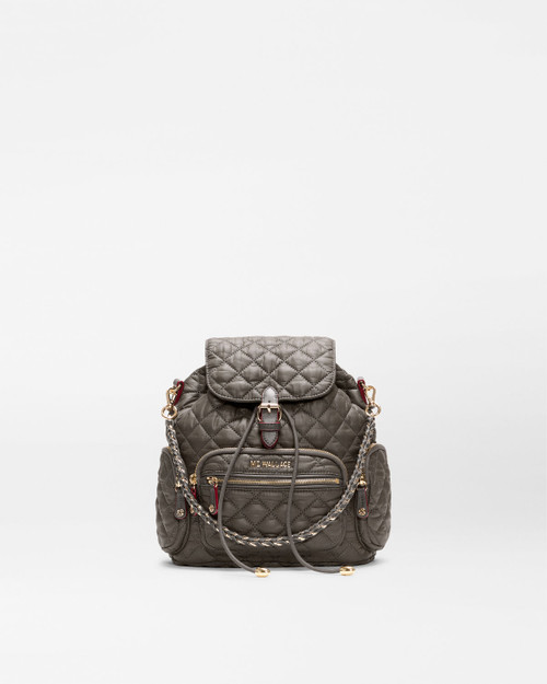 MZ Wallace Mini Crosby Backpack in Magnet