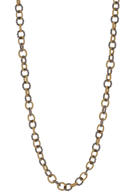 *RESERVE TODAY* Sylva & Cie. 18K Yellow Gold Small Pirate Chain Necklace, 18"