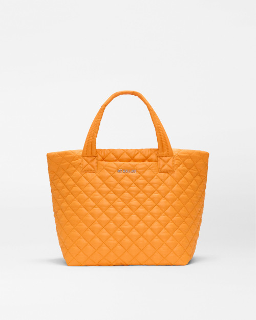 MZ Wallace Small Metro Tote Deluxe in Sunset Orange