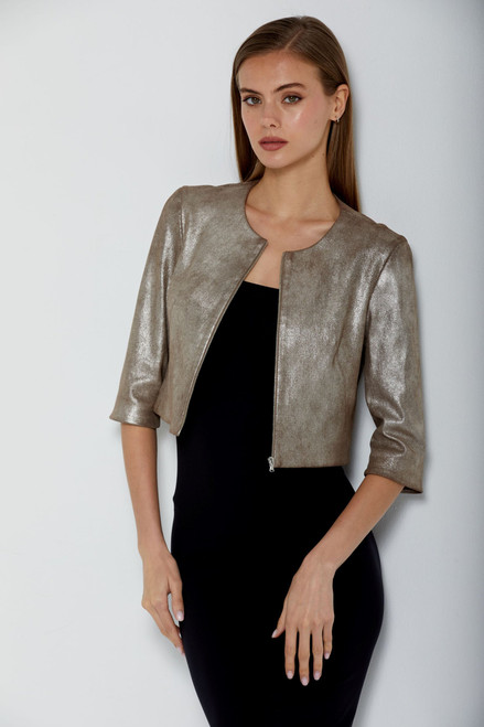 *ORDER TODAY* Susan Bender Cropped Cardigan in Taupe Quartz