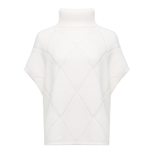Fabiana Filippi Wool Sweater in Rafia, Size 38
