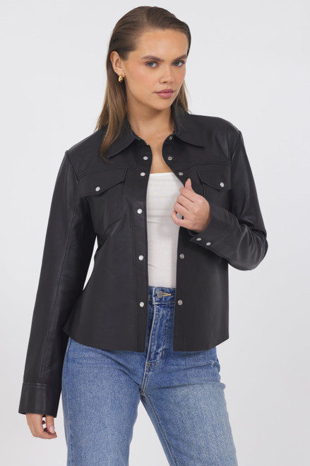 *ORDER TODAY*Jakett New York Rowan Washed Leather in Black