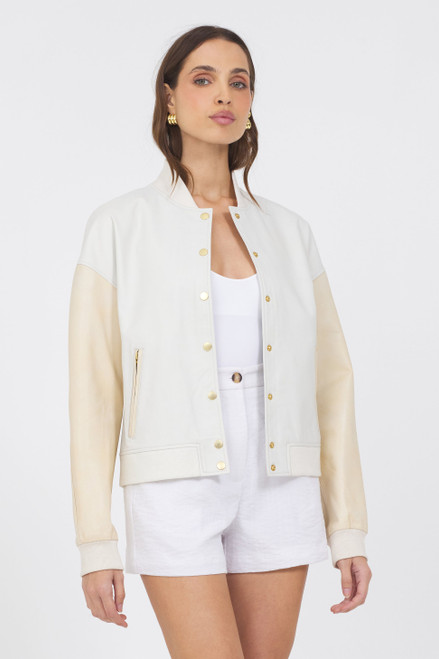 *ORDER TODAY*Jakett New York Mae Washed Leather in White/Cream