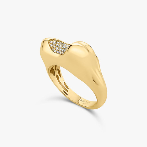 Ashaha Lyn Yellow Gold Ring