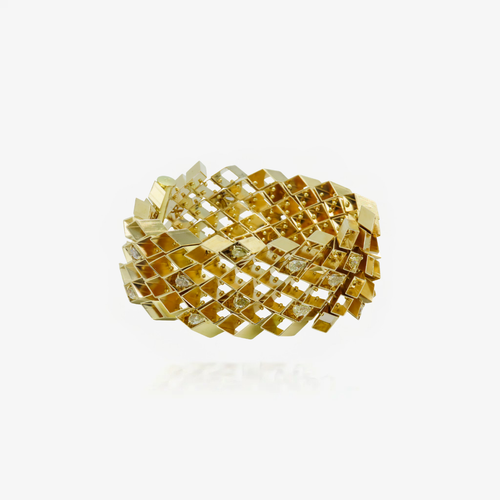 Salima Thakker Modular Bracelet with Diamonds