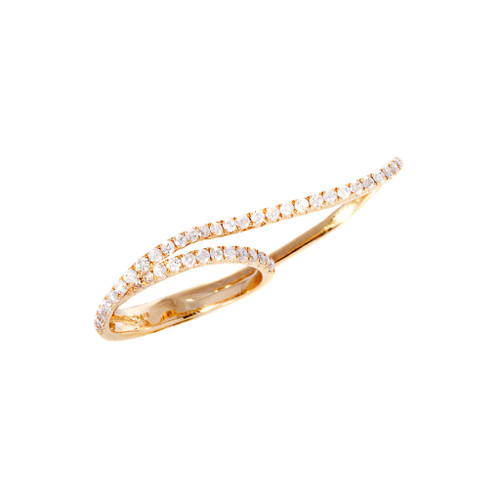 Graziela 18K Yellow Gold Double Dynamite Ring