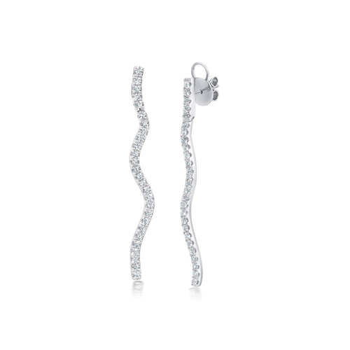Graziela 18K White Gold Rio Diamond Drop Earrings