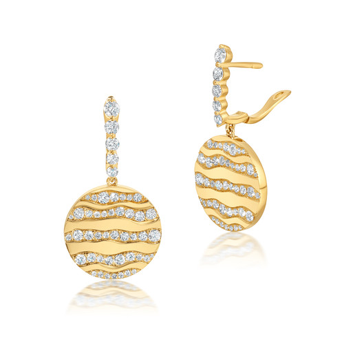 Graziela 18K Yellow Gold Alma Dos Rios Diamond Earrings