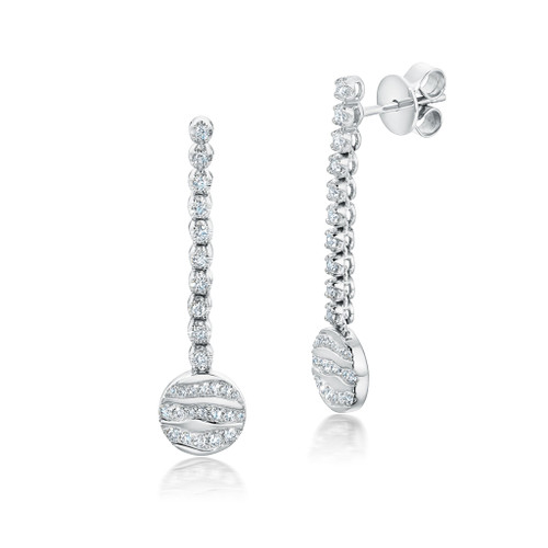 Graziela 18K White Gold Alma Dos Rios Diamond Drop Earrings