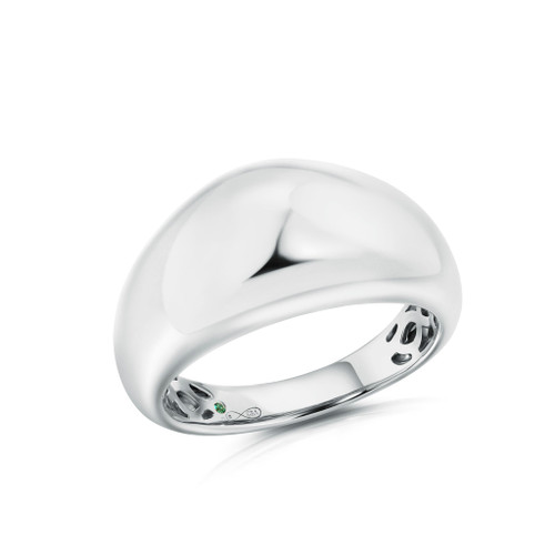 Graziela 18K White Gold Bahia Ring