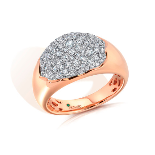 Graziela 18K Rose Gold & Diamond Summit Bahia Ring