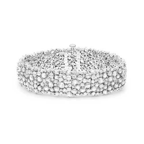 Paul Morelli 18K White Gold Large Confetti Link Bracelet