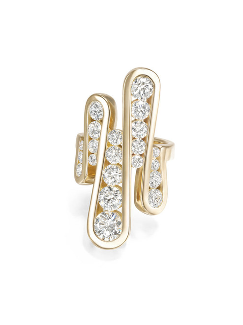 Melissa Kaye 18K Yellow Gold Large Daphne Joy Ring