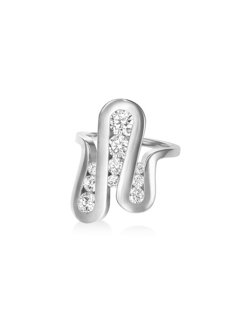 Melissa Kaye 18K White Gold Daphne Joy Ring
