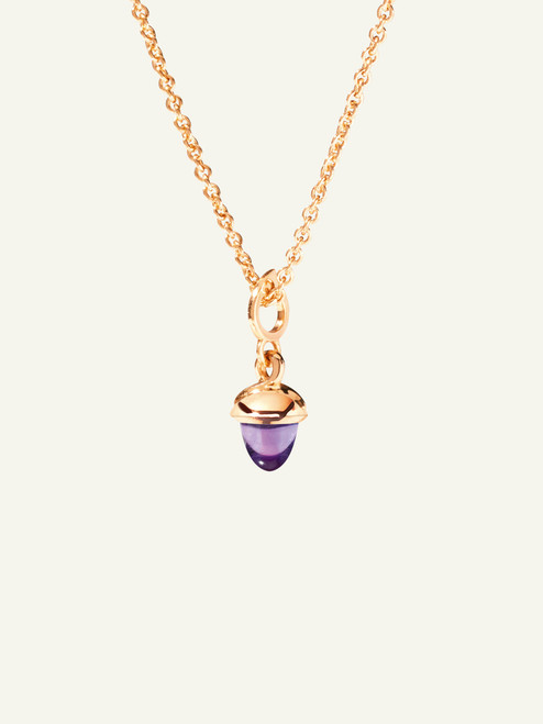 *RESERVE TODAY*Tamara Comolli MiniMikado 18K Rose Gold Pendant with Amethyst