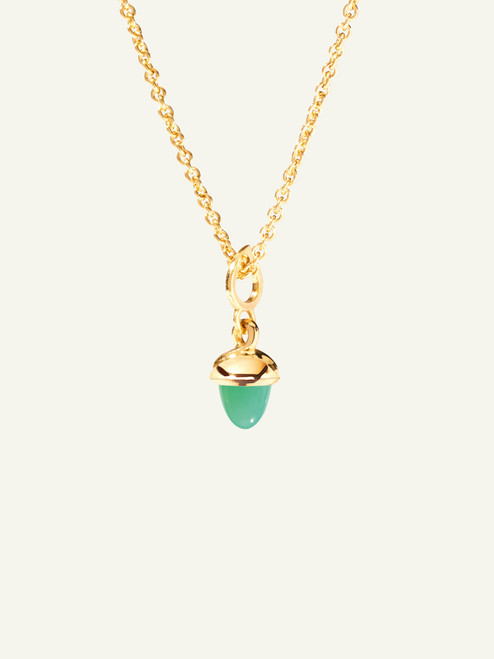*RESERVE TODAY*Tamara Comolli MiniMikado 18K Yellow Gold Pendant with Chrysoprase