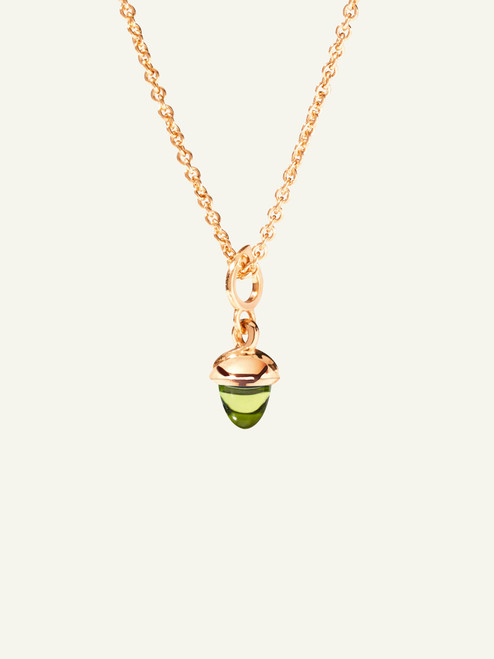 *RESERVE TODAY*Tamara Comolli MiniMikado 18K Rose Gold Pendant with Peridot