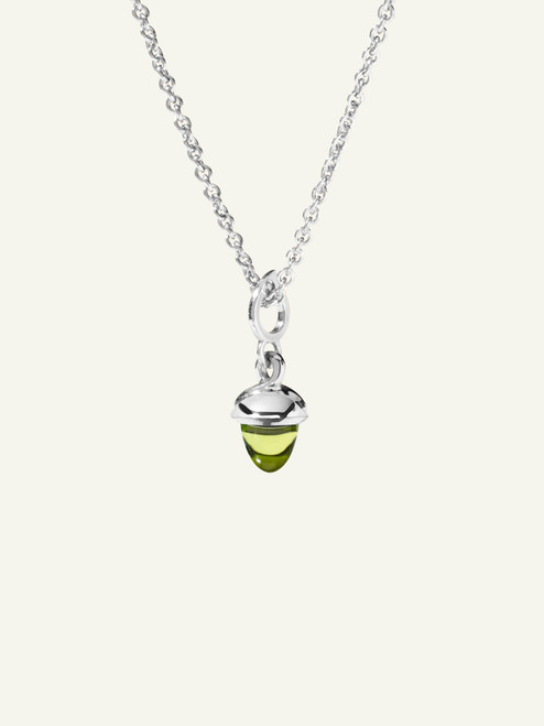 *RESERVE TODAY*Tamara Comolli MiniMikado 18K White Gold Pendant with Peridot